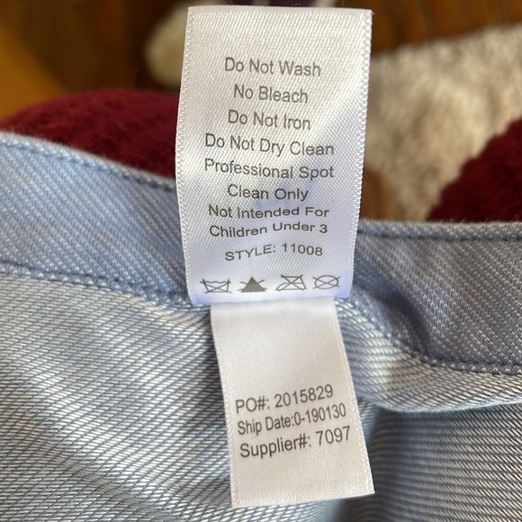 Plaid & Paisley Shaket Shirt Jacket Light Denim Bandana Print Streetwear Sz L/14 - Picture 5 of 5